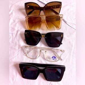 Oversized Sun Glasses Bundle